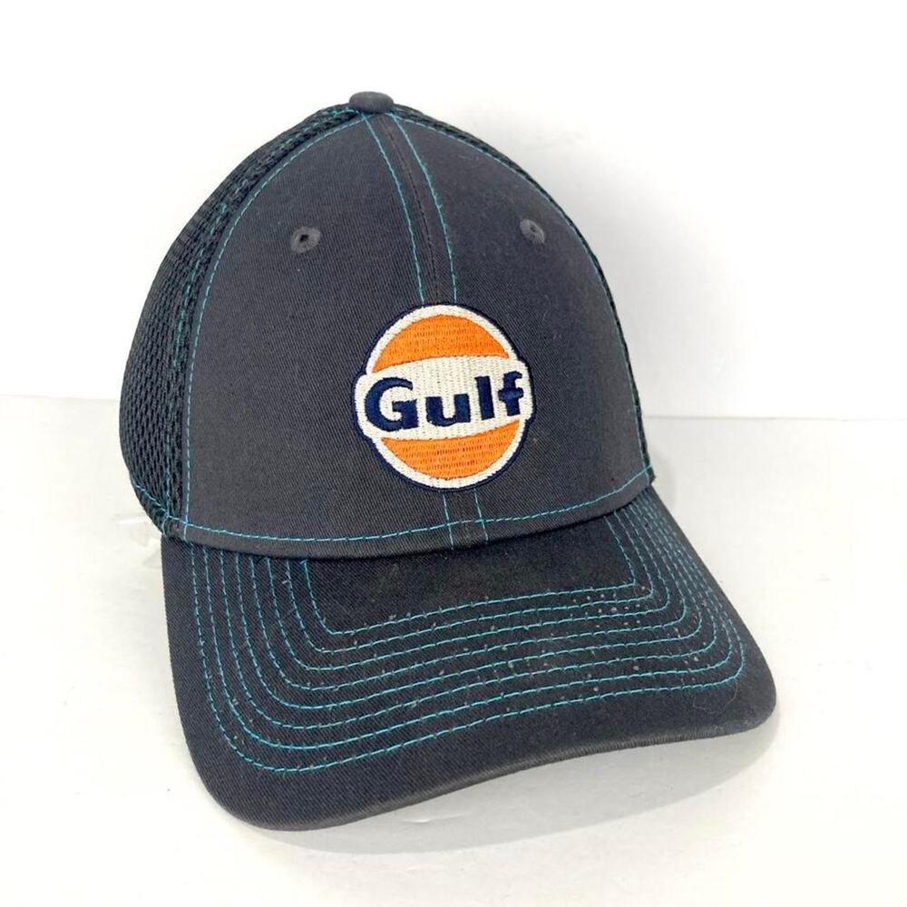 New Era 39Thirty 59 Logo Gulf  Oil Hat Size M-L